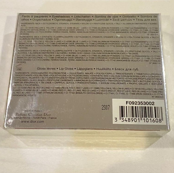 Dior Golden Jungle Eyeshadows & Gloss Panther Palette #002 'Golden Browns' (NIB) - Picture 9 of 9